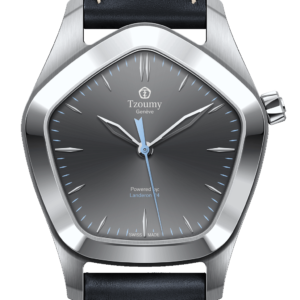 Tzoumy opalin Anthracite seconde bleue